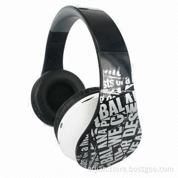 Bluetooth Headphones with FM Radio Function, Supports Micro SD Card